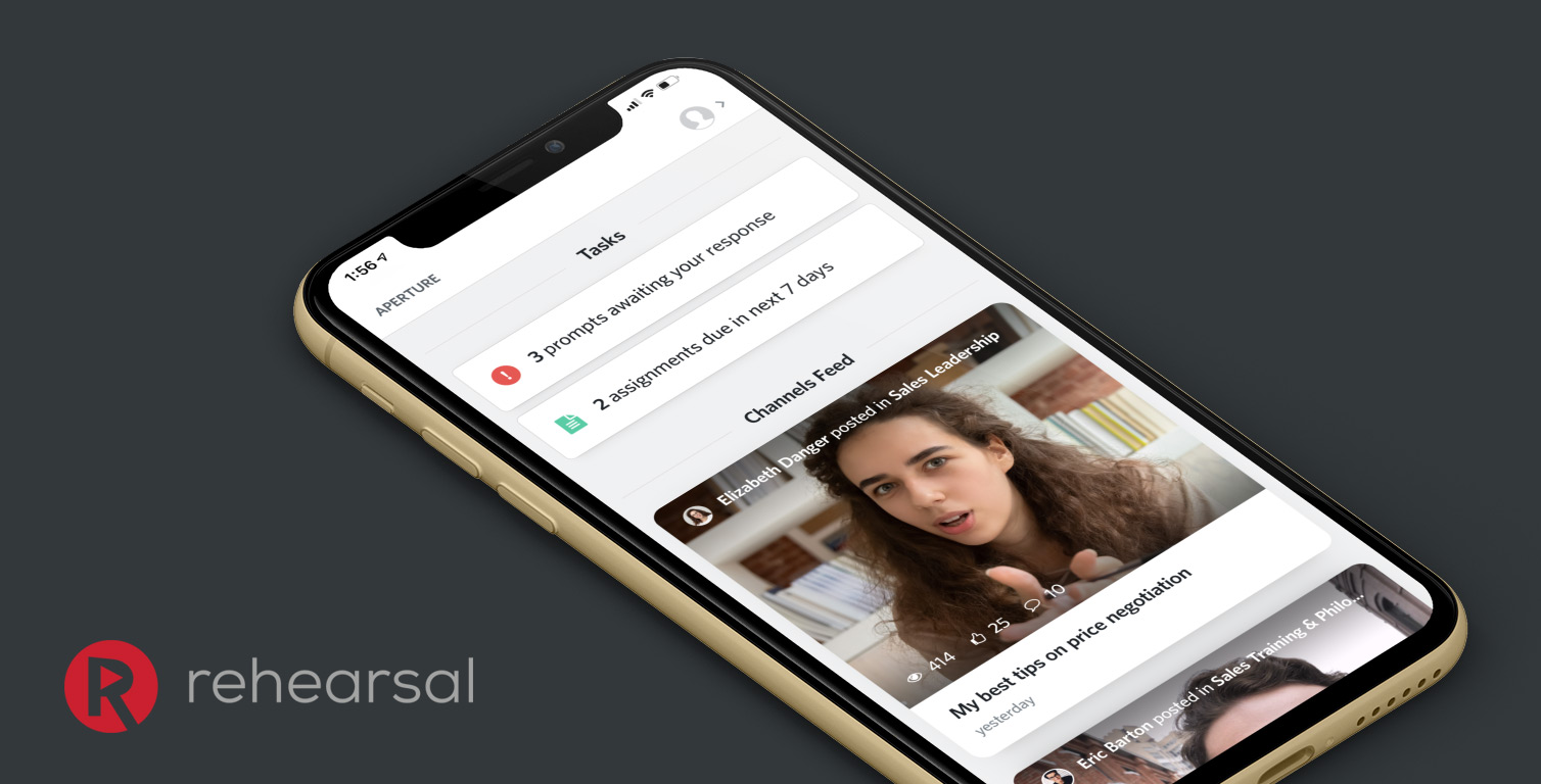 Redesigned Rehearsal Mobile App Interface