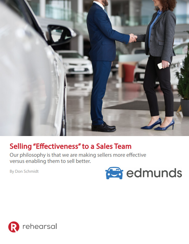 Selling 'Effectiveness' to a Sales Team White Paper Cover